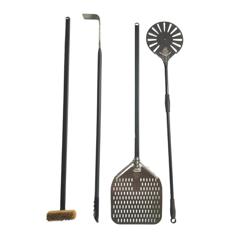 Load image into Gallery viewer, 4 Piece Wood-Fired Pizza Oven Utensil Kit
