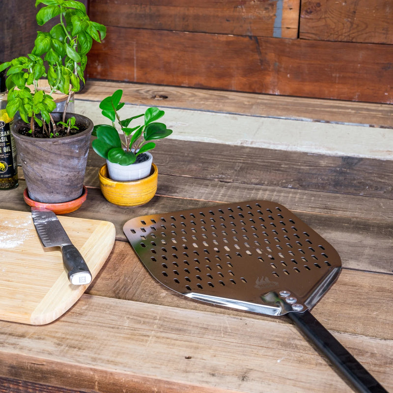 Load image into Gallery viewer, 12" Professional Aluminum Pizza Peel

